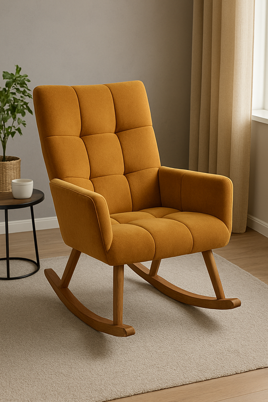 James Rocking Chair Brown – Beechwood Comfortable Rocker