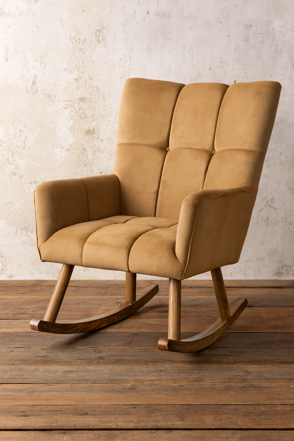 James Rocking Chair Brown | Solid Beechwood Rocker