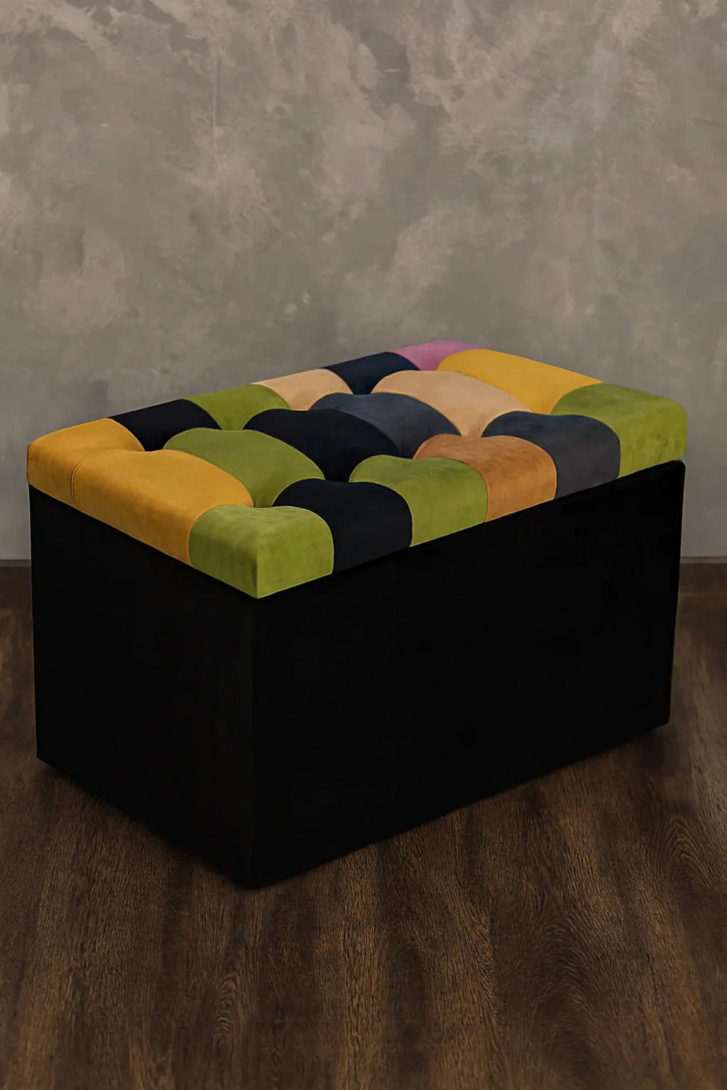Jimmy Storage Stool 04 | Fabric Storage Ottoman Pakistan