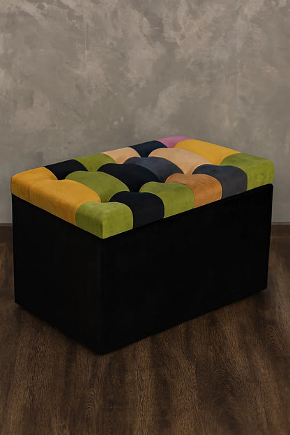 Jimmy Storage Stool 04 | Fabric Storage Ottoman Pakistan