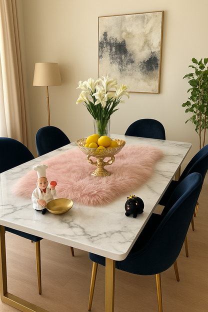 Joe Dining Table – 6 Seater UV Sheet Dining Set