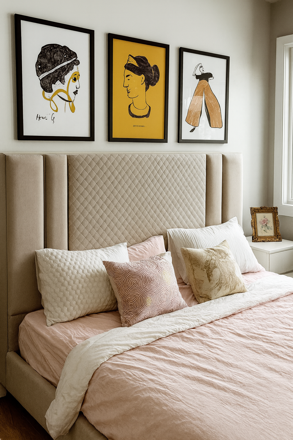 Joe Off White Bed Set in Pakistan – Luxury King Size Bed