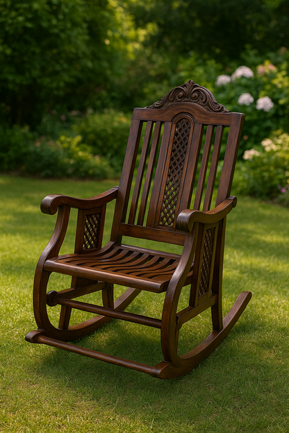 Joe Rocking Chair – Sheesham Wood Comfort & Style