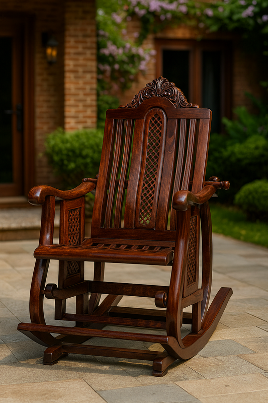 Joe Rocking Chair – Sheesham Wood Comfort & Style