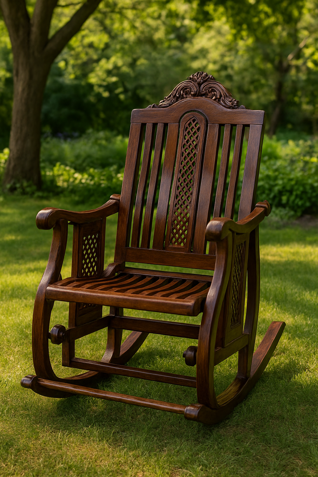 Joe Rocking Chair – Sheesham Wood Comfort & Style