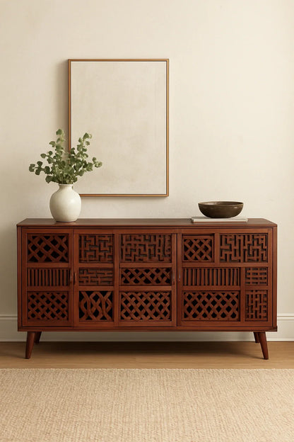 Jupiter Side Board – Modern Deco Sideboard with Metal Frame