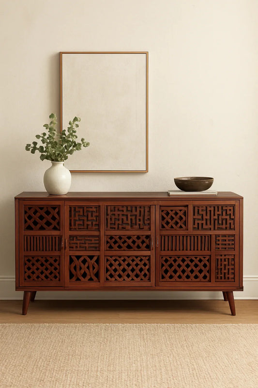 Jupiter Side Board – Modern Deco Sideboard with Metal Frame