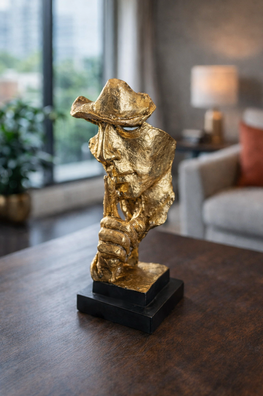 Keep Silence Decor Premium Resin Showpiece Pakistan