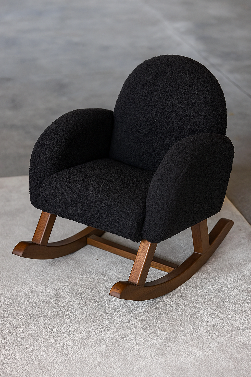 Kids Rocking Chair Black – Boucle Comfort in Pakistan