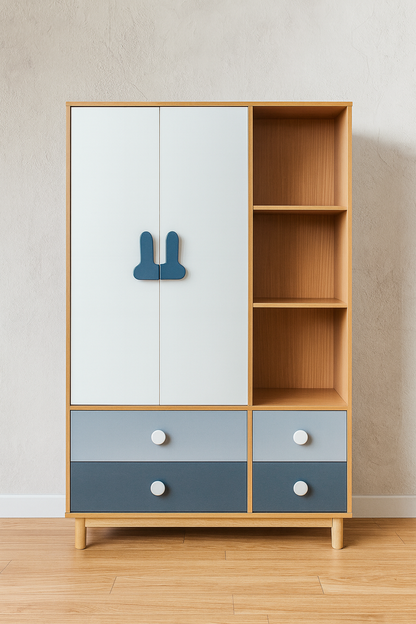 Kids Wardrobe – MDF Storage Cabinet for Kids Room