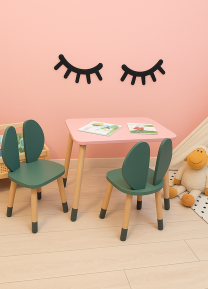 Bunny Rabbit Table & Chairs – Best Price in Pakistan