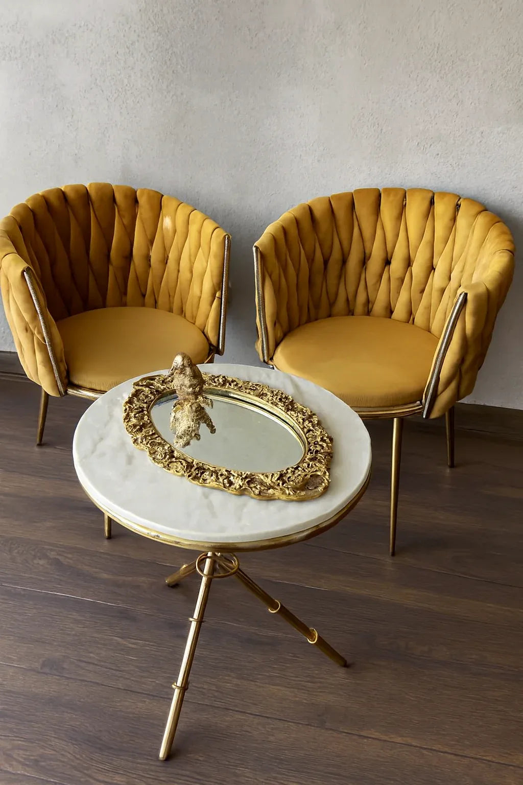Knotted Chair Set with Table | Modern Seating Set