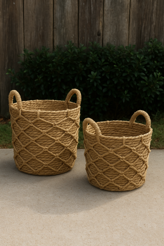 Large Storage Basket 011 – Handwoven Decorative Basket