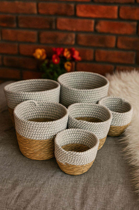 Large Storage Basket 013 – Hand Woven Basket Pakistan
