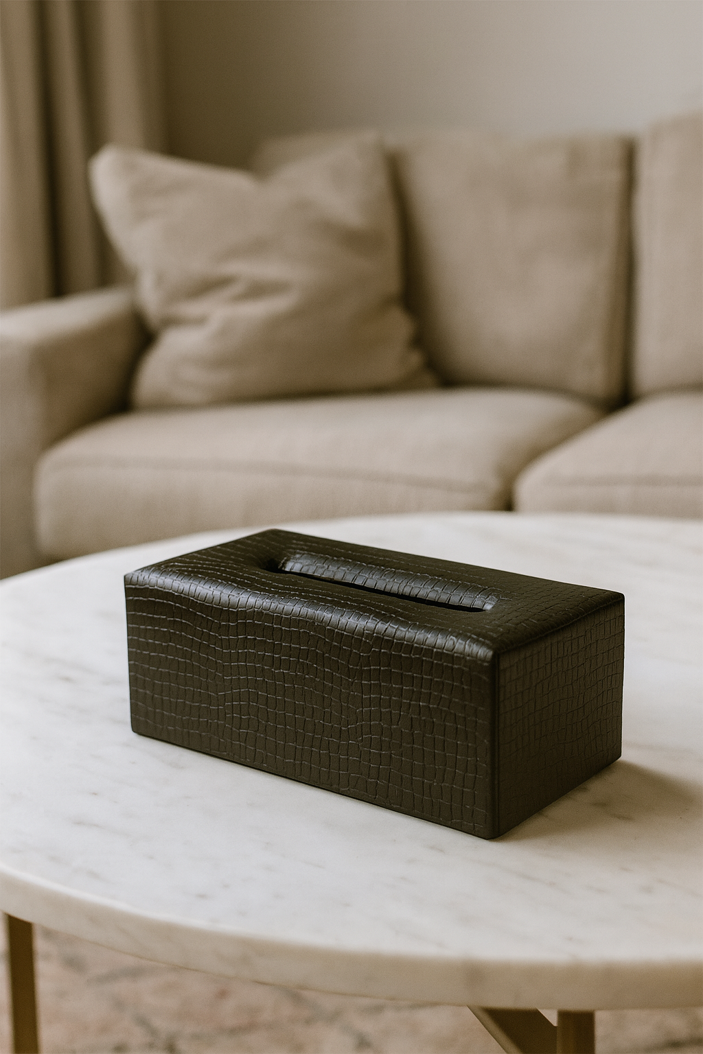 Leather Tissue Box 011 – Premium Imported Leather