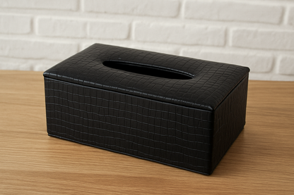 Leather Tissue Box 08 – Premium Imported Leather
