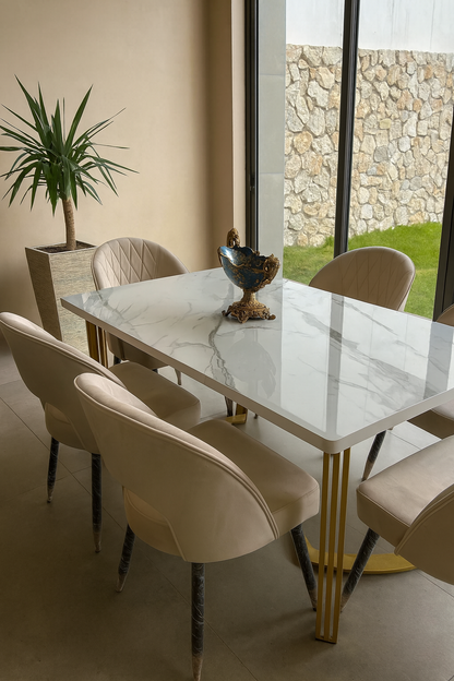 Legos Dining Table Set – 1 Table + 6 Chairs | Define Wood