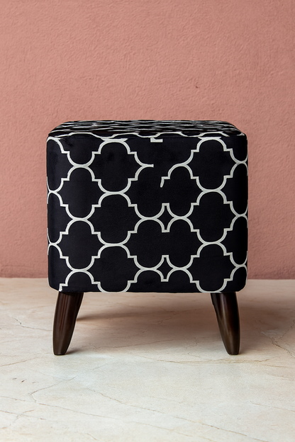 Lily Stool | Premium Fabric Accent Stool for Home