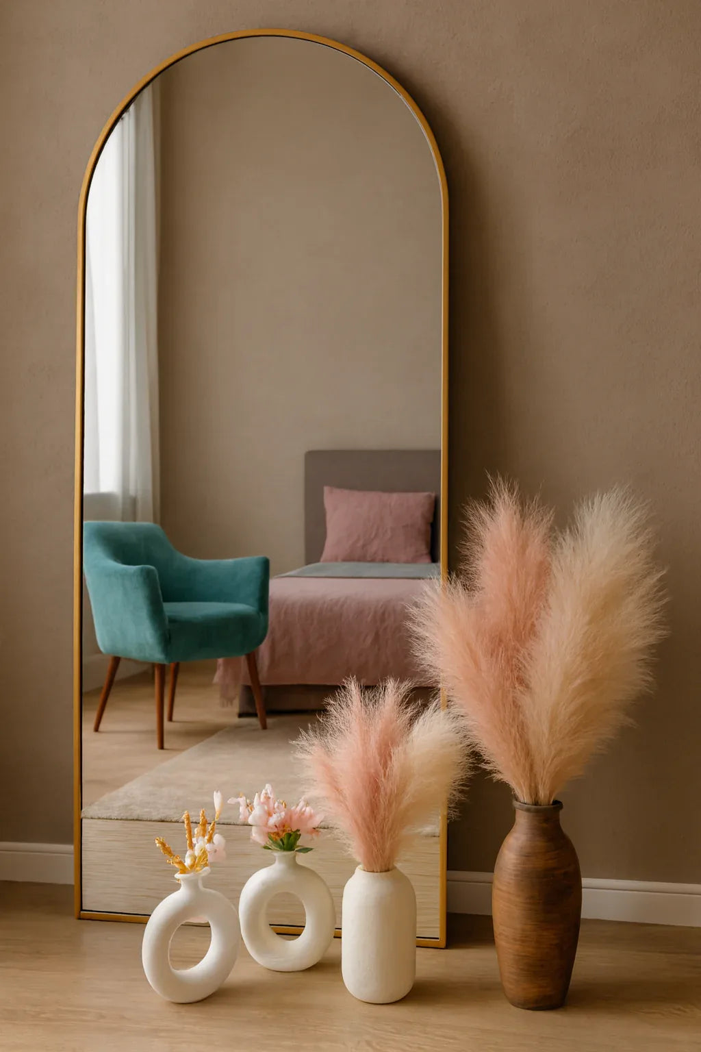 Luxx Standing Mirror in Pakistan – MDF Deco Paint Floor Mirror