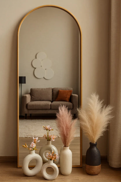 Luxx Standing Mirror in Pakistan – MDF Deco Paint Floor Mirror