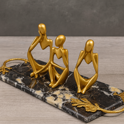 Marble Tray 01 – Premium White Marble Decorative Tray