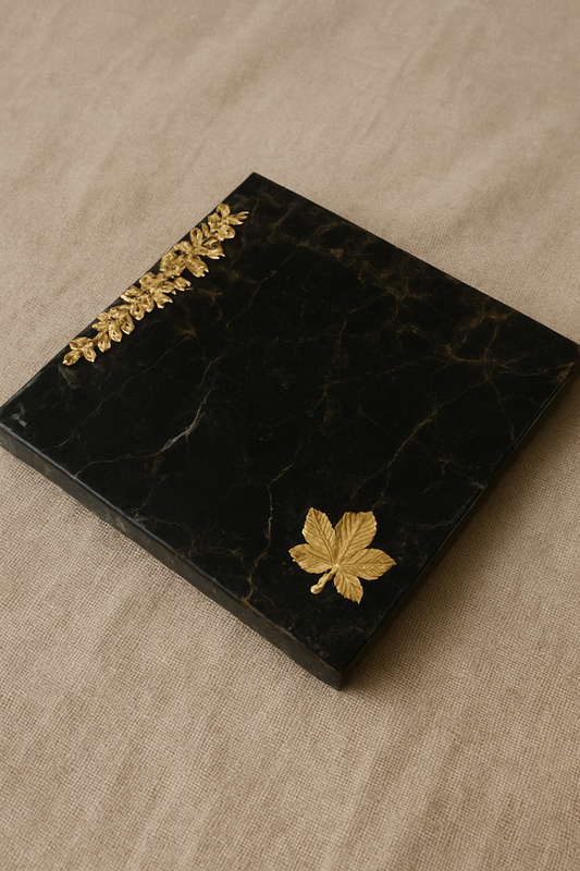 Marble Tray 08 – Square 11x11” Premium Decorative Marble Tray