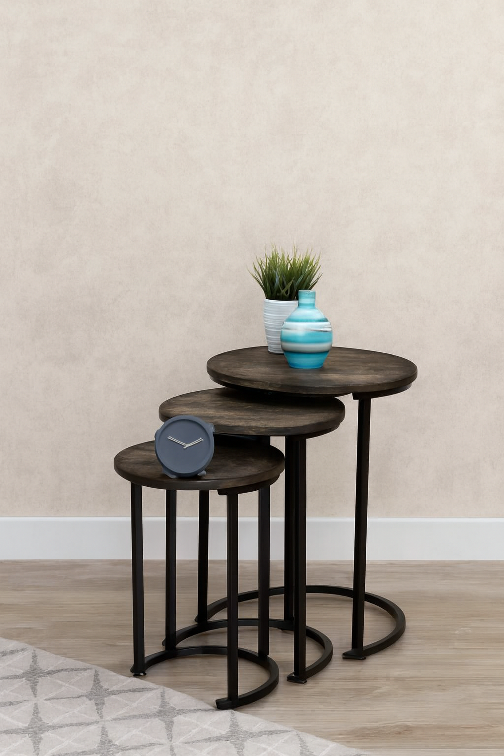 Marcee Nesting Table in Pakistan – Modern 3-Piece Set
