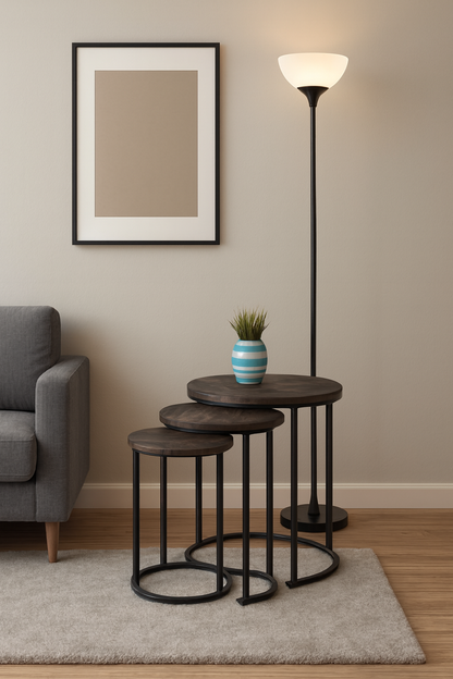 Marcee Nesting Table in Pakistan – Modern 3-Piece Set