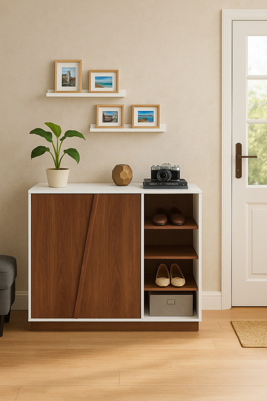 Martina Shoe Rack – Modern MDF Shoe Cabinet | Shoe Organizer in Pakistan