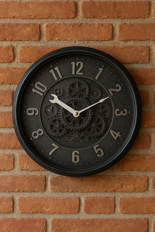 Mechanical Wall Clock 03 – 20-Inch Rotating Gear Wall Clock in Pakistan