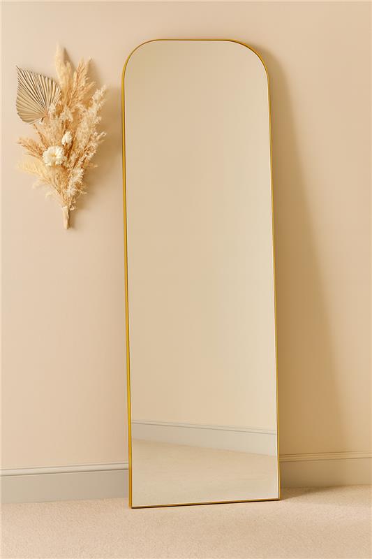 Metroo Mirror in Pakistan – 65x24 MDF Golden Border Mirror