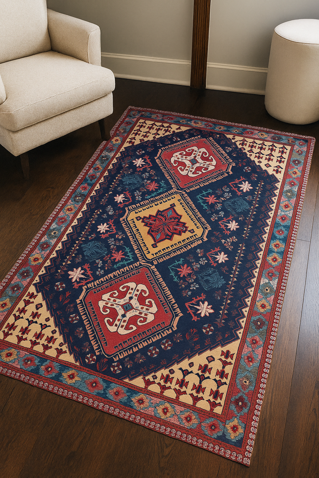 Modern 4x6 ft Rug IM1 in Pakistan – Imported & Washable