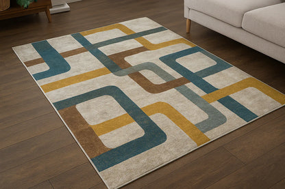 Modern 4x6 VS13 Rug – High Quality Living Room Rug Pakistan