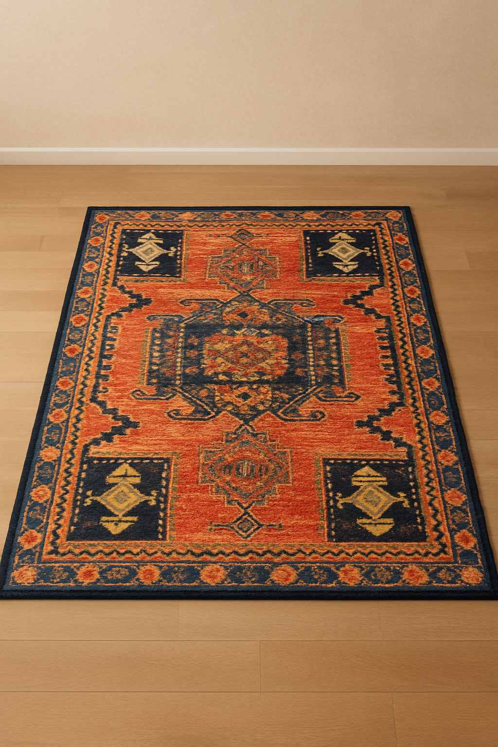 Modern Rug RR16 – Washable Non-Woven Living Room Rug