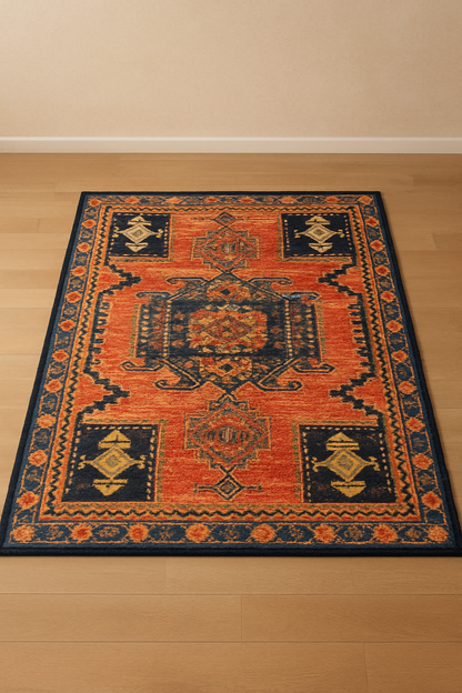 Modern Rug RR16 – Washable Non-Woven Living Room Rug