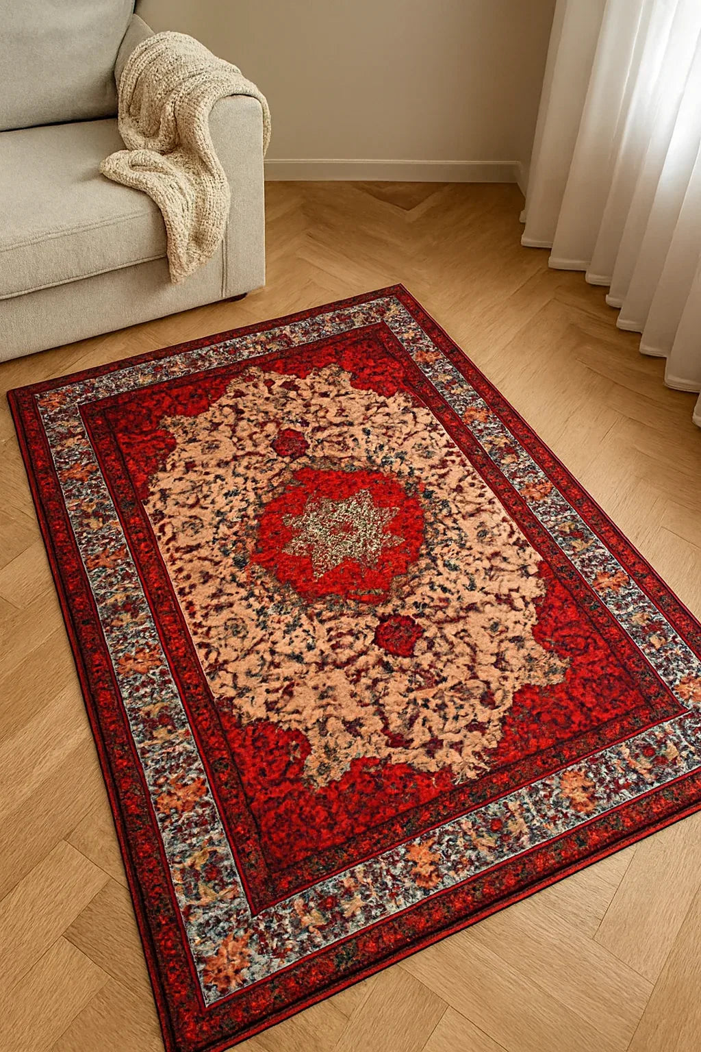 Modern Rug SS103 | Washable Non-Woven Area Rug