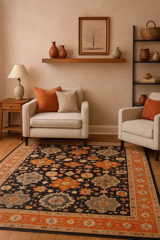 Modern Rug VZ20 | Traditional Washable Imported Area Rug