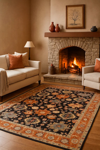 Modern Rug VZ20 | Traditional Washable Imported Area Rug