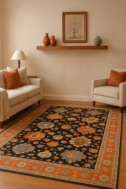 Modern Rug VZ20 | Traditional Washable Imported Area Rug
