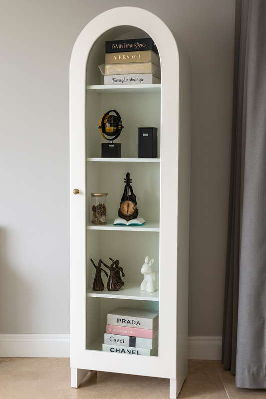 Noami Standing Shelf White in Pakistan – MDF Decorative Rack