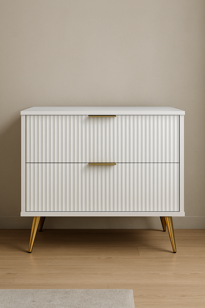 Ocean Side Table – 24×24×16 Deco MDF Modern Design