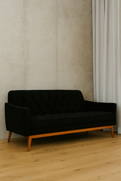 Ottavia Sofa Cum Bed 02 in Pakistan – Wood & Molty Foam