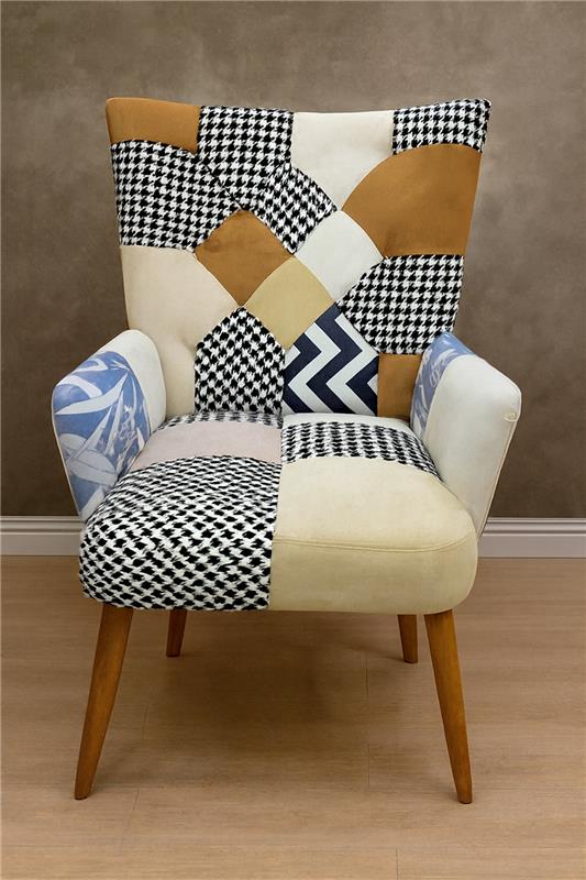 Ottus Comfortable Chair | Solid Wood & Foam Padded Chair