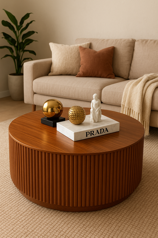 Paris Coffee Table 02 – MDF CNC Center Table in Deco Paint