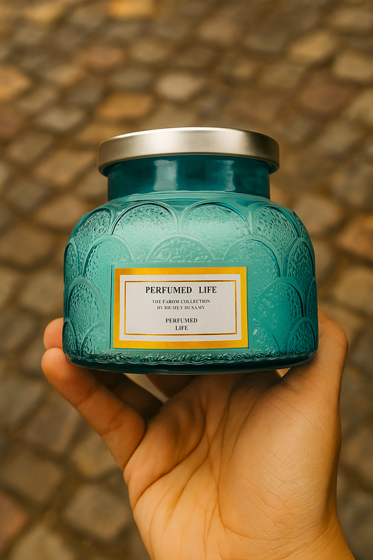 Perfumed Life by Rachel McCann – Imported Scented Candle Glass Jar