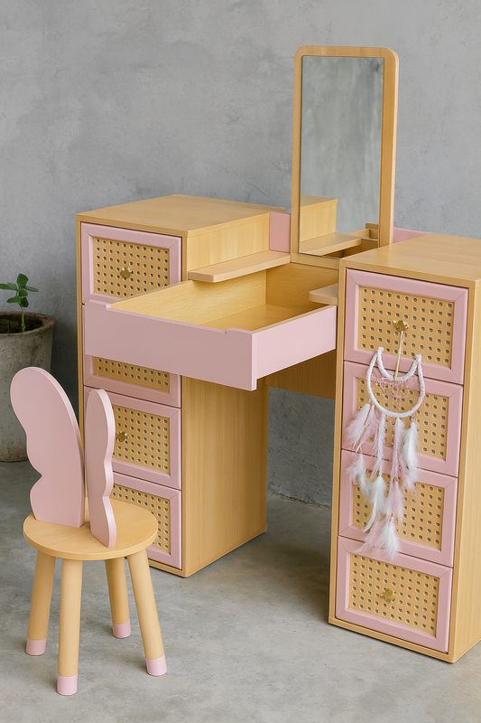 Pluto Kids Vanity – Adjustable MDF Kids Desk
