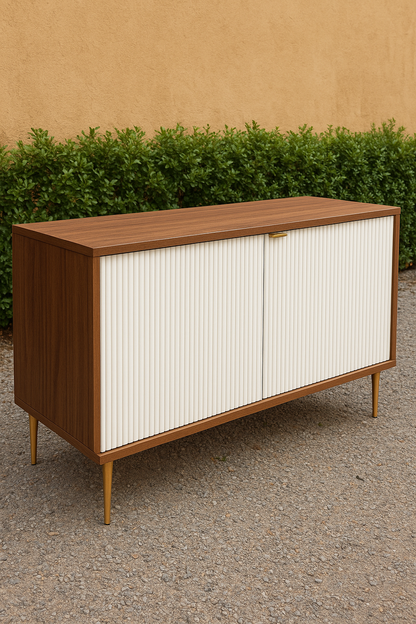 Quantas LCD Console Brown – Wall Mounted TV Shelf