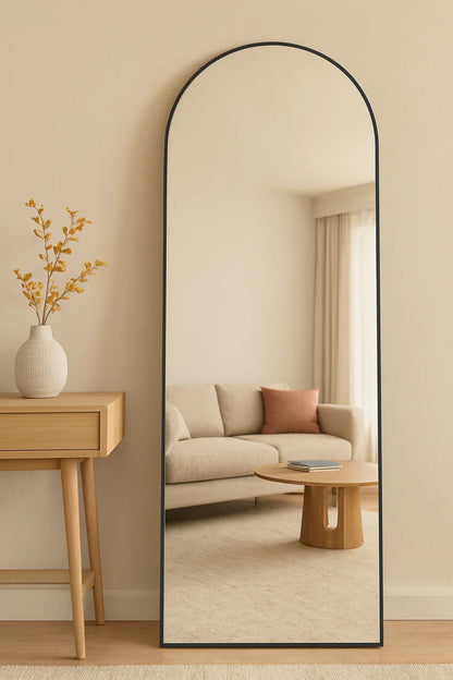 Qubee Mirror in Pakistan – 6x3 Ft Wooden Frame Mirror
