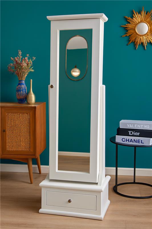 Rocky Standing Mirror in Pakistan – MDF Floor Mirror Decor