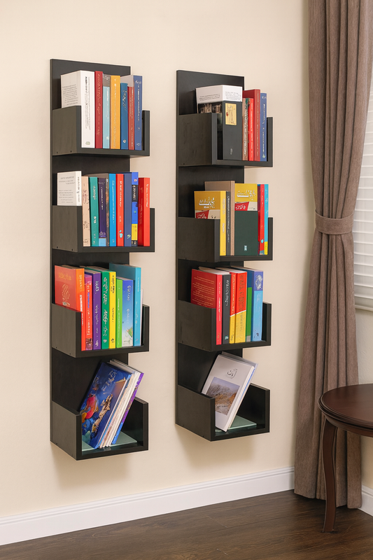 Ross Shelf in Pakistan – Black Corner Wall Storage Rack